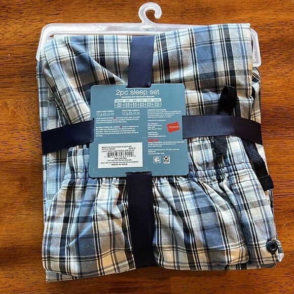 NEW Hanes Mens 2 Piece Sleep Set - Picture 4 of 5